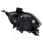 Halogen Headlight Lamp for 13-15 Dodge Dart Black (w/o Logo) Passenger CAPA