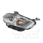 Halogen Headlight Front Lamp (Chrome) Right Passenger for 13-15 Dodge Dart