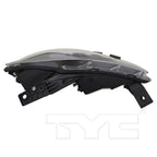 Halogen Headlight Lamp for 13-15 Dodge Dart Black (w/o Logo) Driver CAPA