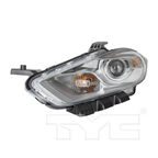 Halogen Headlight Front Lamp (Chrome) Left Driver for 13-15 Dodge Dart