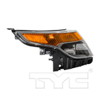 Halogen Headlight for 11-15 Ford Explorer (w/o Logo)  Right Passenger Side