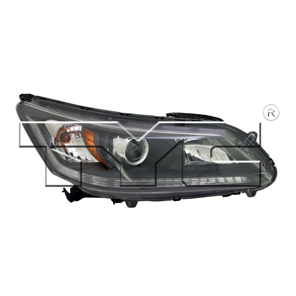 Halogen Headlight Front Lamp for 13-15 Honda Accord Sedan Right Passenger CAPA