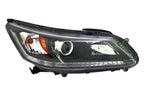 Halogen Headlight Front Lamp for 13-15 Honda Accord Sedan Right Passenger