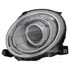Headlight Front Lamp for 12-19 Fiat 500(w/o Logo) Projector Left Driver CAPA