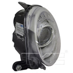 Headlight Front Lamp for 12-19 Fiat 500(w/o Logo) Projector Left Driver CAPA