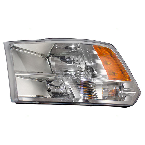 Headlight for 13-18 Dodge Ram Light/Heavy Duty/19-22 Classic Left Driver Side