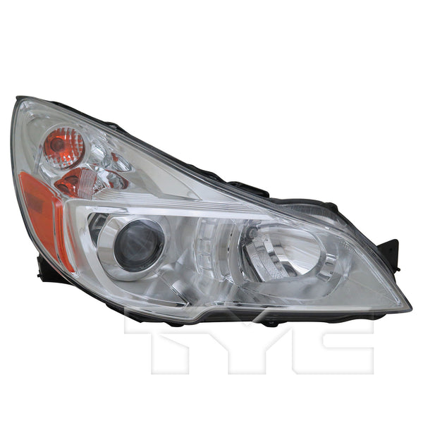 Headlight Lamp for 13-14 Subaru Outback (Chrome Bezel) Right Passenger CAPA