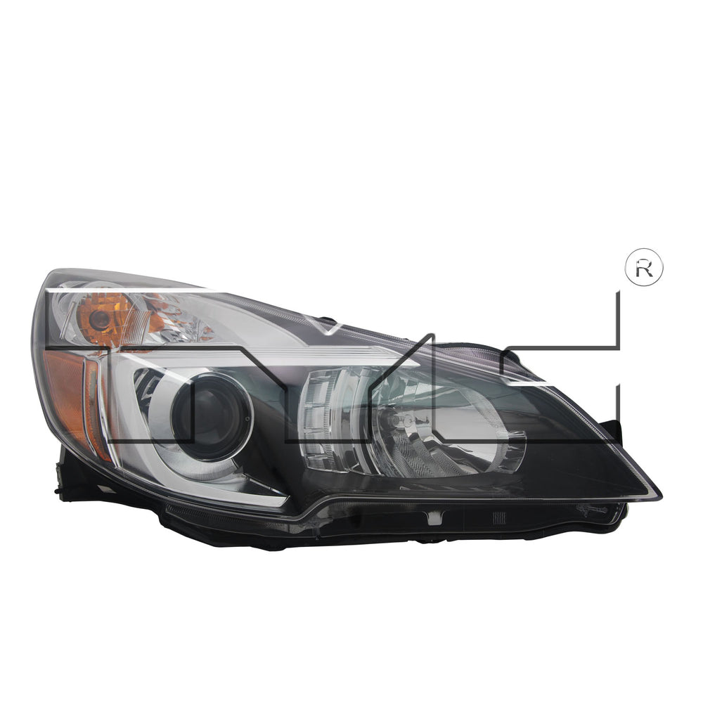 Headlight for 13-14 Subaru Legacy/Outback (Black Bezel) Right Passenger CAPA