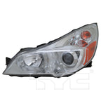 Headlight Lamp for 13-14 Subaru Outback Chrome Bezel) Left Driver CAPA