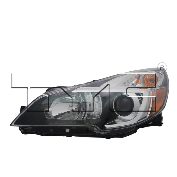 Headlight for 13-14 Subaru Legacy/Outback (Black Bezel) Left Driver CAPA