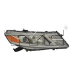 Headlight Front Lamp for 13-15 Honda Crosstour Left Driver