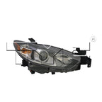 Halogen Headlight Front Lamp for 14-19 Mazda Mazda-6 Right Passenger