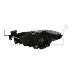 Halogen Headlight Front Lamp for 14-19 Mazda Mazda-6 Right Passenger