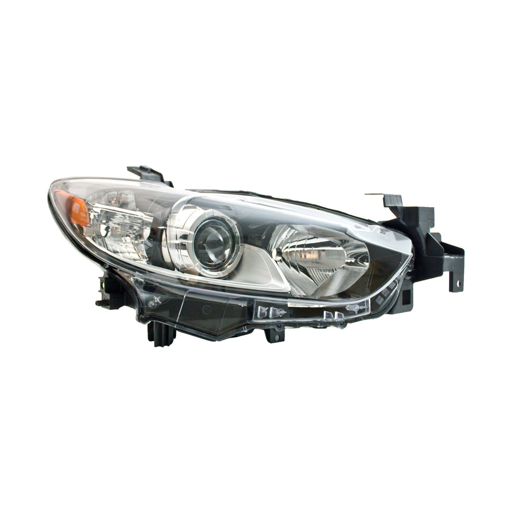 Halogen Headlight Front Lamp for 14-19 Mazda Mazda-6 Right Passenger CAPA