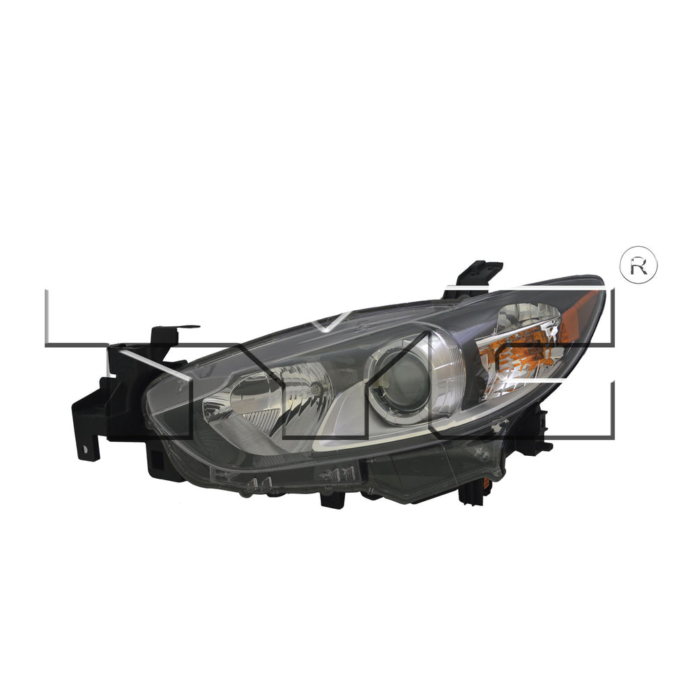 Halogen Headlight Front Lamp for 14-19 Mazda Mazda-6 Left Driver