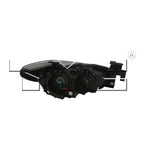 Halogen Headlight Front Lamp for 14-19 Mazda Mazda-6 Left Driver