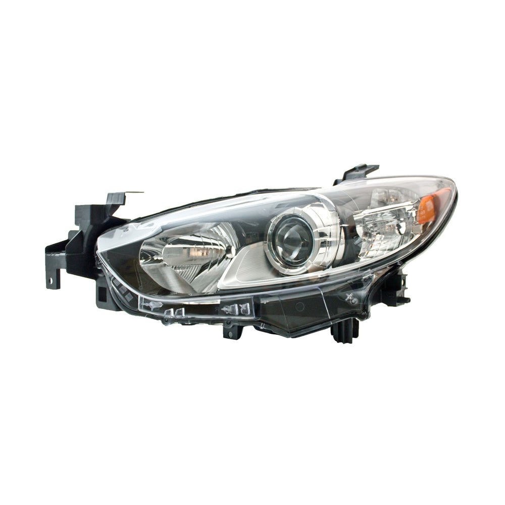 Halogen Headlight Front Lamp for 14-19 Mazda Mazda-6 Left Driver CAPA