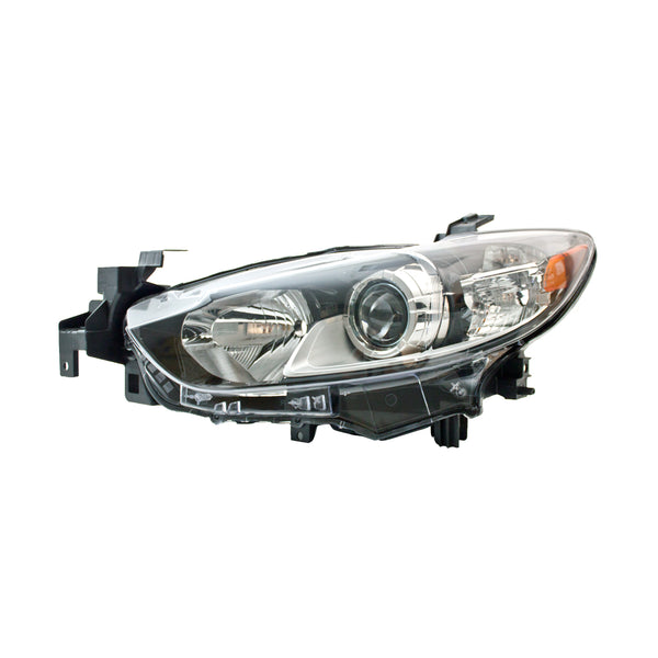 Halogen Headlight Front Lamp for 14-19 Mazda Mazda-6 Left Driver CAPA