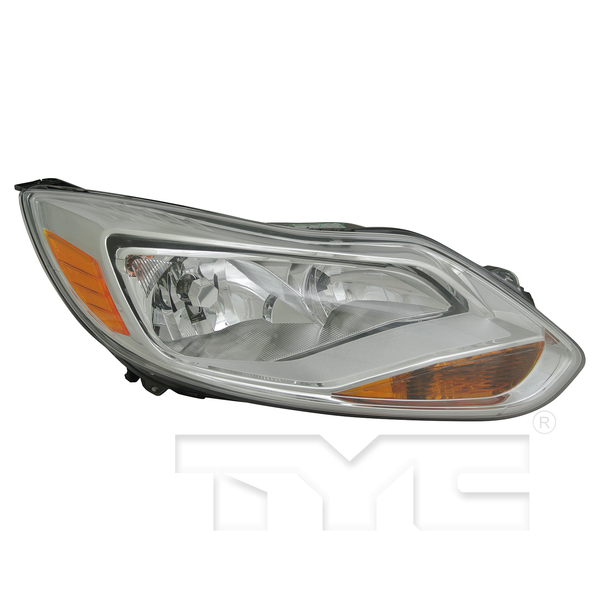 Headlight Front Lamp for 12-14 Ford Focus S/SE/SEL w/o Logo Right Passenger Side