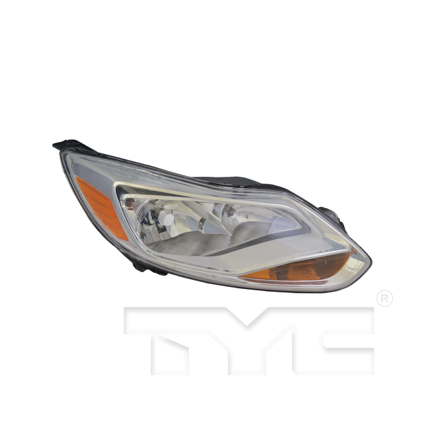 Headlight Front Lamp for 12-14 Ford Focus S/SE/SEL w/o Logo Right Passenger Side