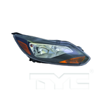 Headlight Front Lamp for 12-14 Ford Focus Titanium w/o Logo Right Passenger Side
