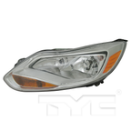 Headlight Front Lamp for 12-14 Ford Focus S/SE/SEL (w/o Logo) Left Driver Side