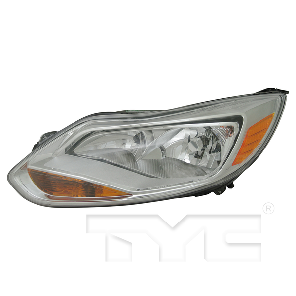 Headlight Front Lamp for 12-14 Ford Focus S/SE/SEL (w/o Logo) Left Driver Side