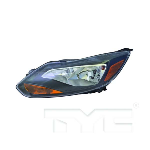 Headlight Front Lamp for 12-14 Ford Focus Titanium (w/o Logo) Left Driver Side