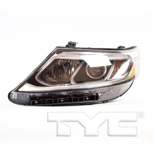 Halogen Headlight Headlamp for 14-15 Kia Sorento LX Left Driver