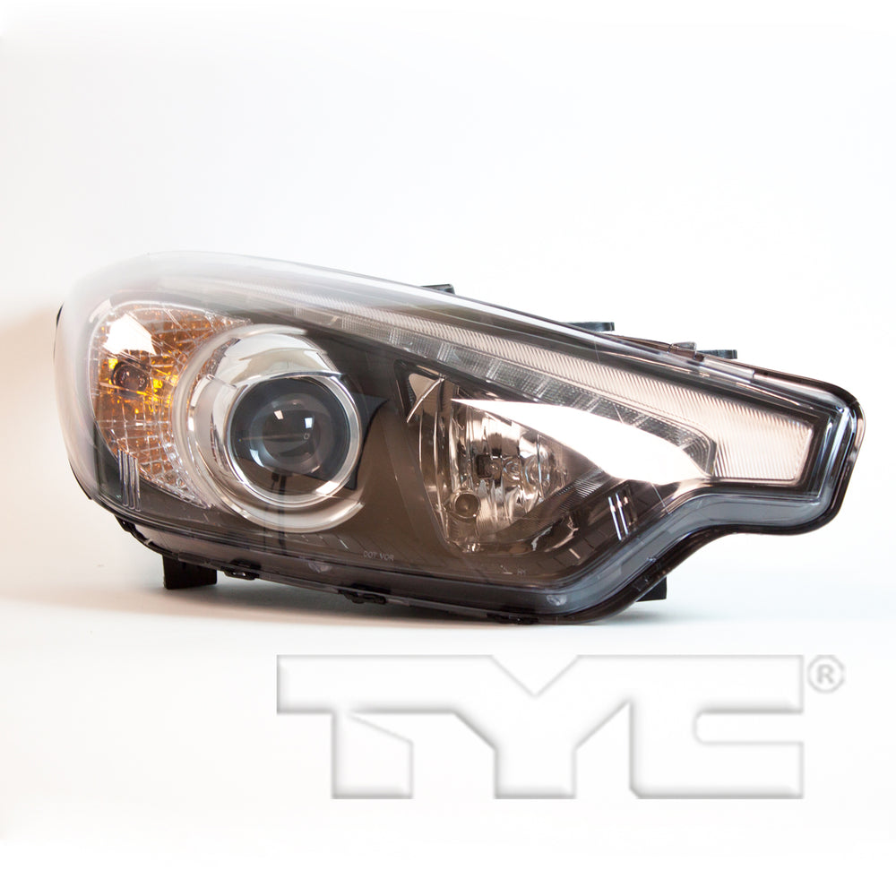 Halogen Headlight Front Lamp for 14-15 Kia Forte w/LED Right Passenger CAPA