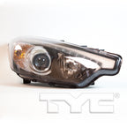 Halogen Headlight Front Lamp for 14-15 Kia Forte w/LED Right Passenger CAPA