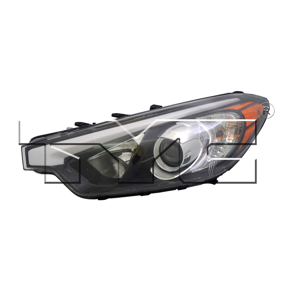 Halogen Headlight Front Lamp for 14-16 Kia Forte w/o LED Position Left Driver