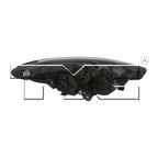 Halogen Headlight Front Lamp for 14-16 Kia Forte w/o LED Position Left Driver