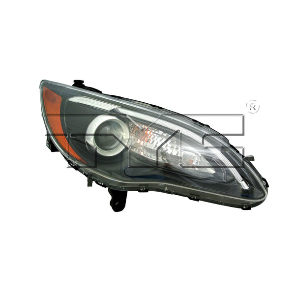 Headlight for 11-14 Chrysler 200 S (Black Insert) Right Passenger