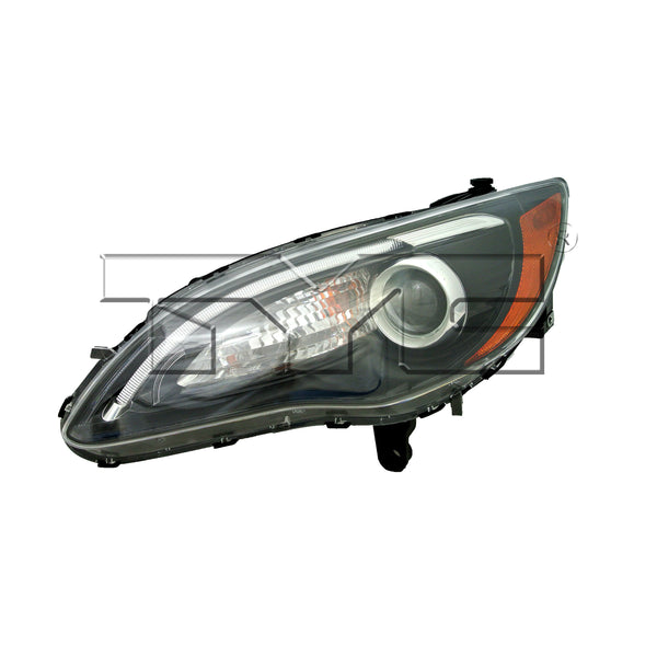 Headlight for 11-14 Chrysler 200 S (Black Insert) Left Driver