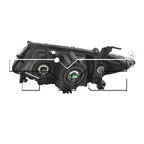 Halogen Headlight Lamp for 14-17 Honda Odyssey Black Bezel Right Passenger CAPA