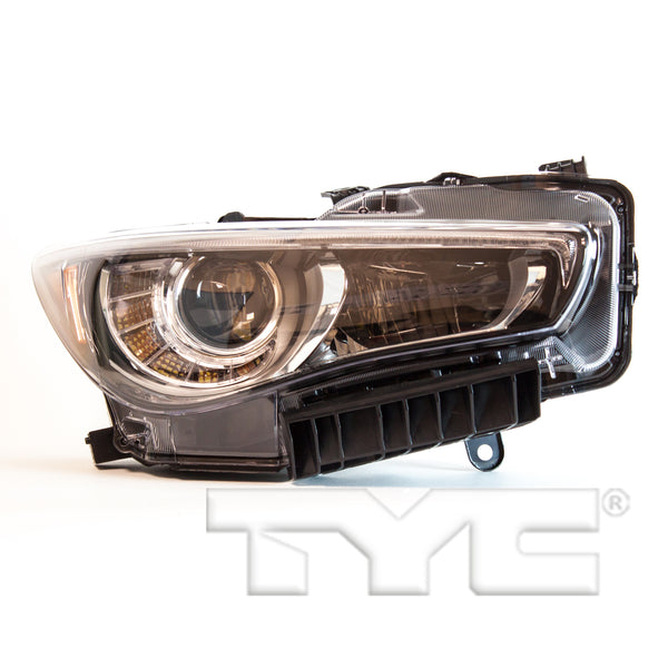 Headlight Front Lamp for 14-17 Infiniti Q50 (w/o AFS) Right Passenger CAPA