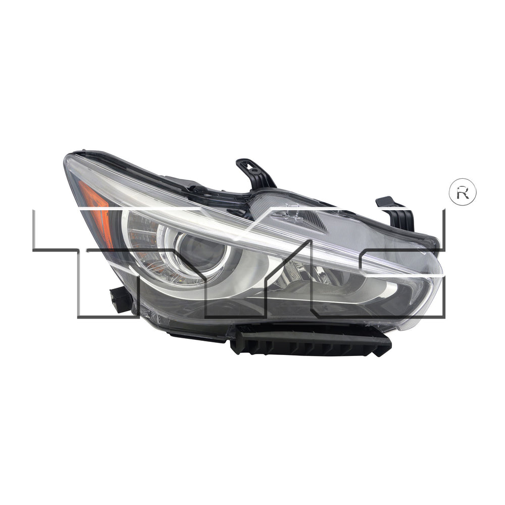 Headlight Front Lamp for 14-17 Infiniti Q50 (w/o AFS) Right Passenger