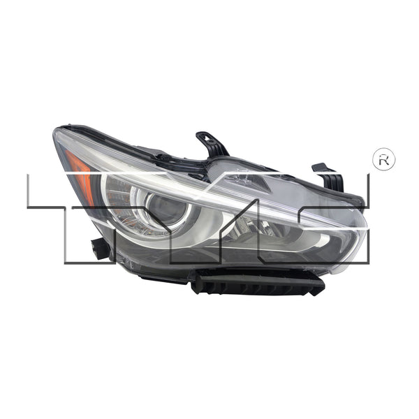 Headlight Front Lamp for 14-17 Infiniti Q50 (w/o AFS) Right Passenger