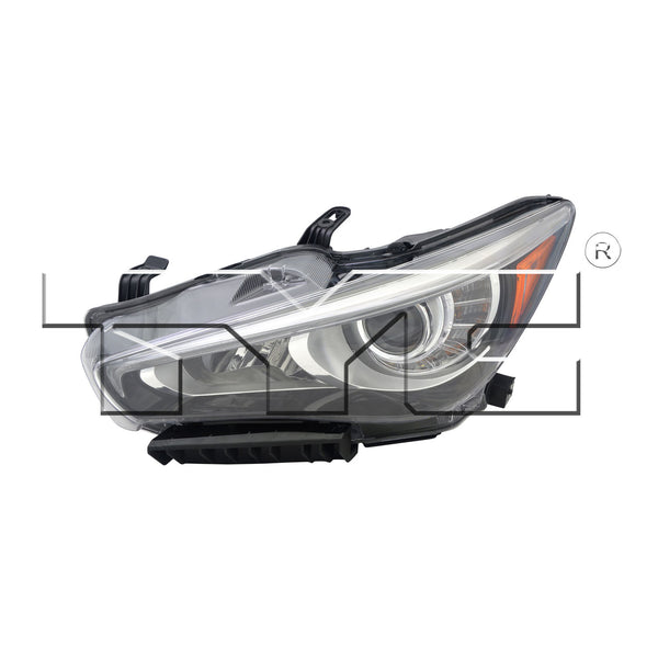 Headlight Front Lamp for 14-17 Infiniti Q50 (w/o AFS) Left Driver