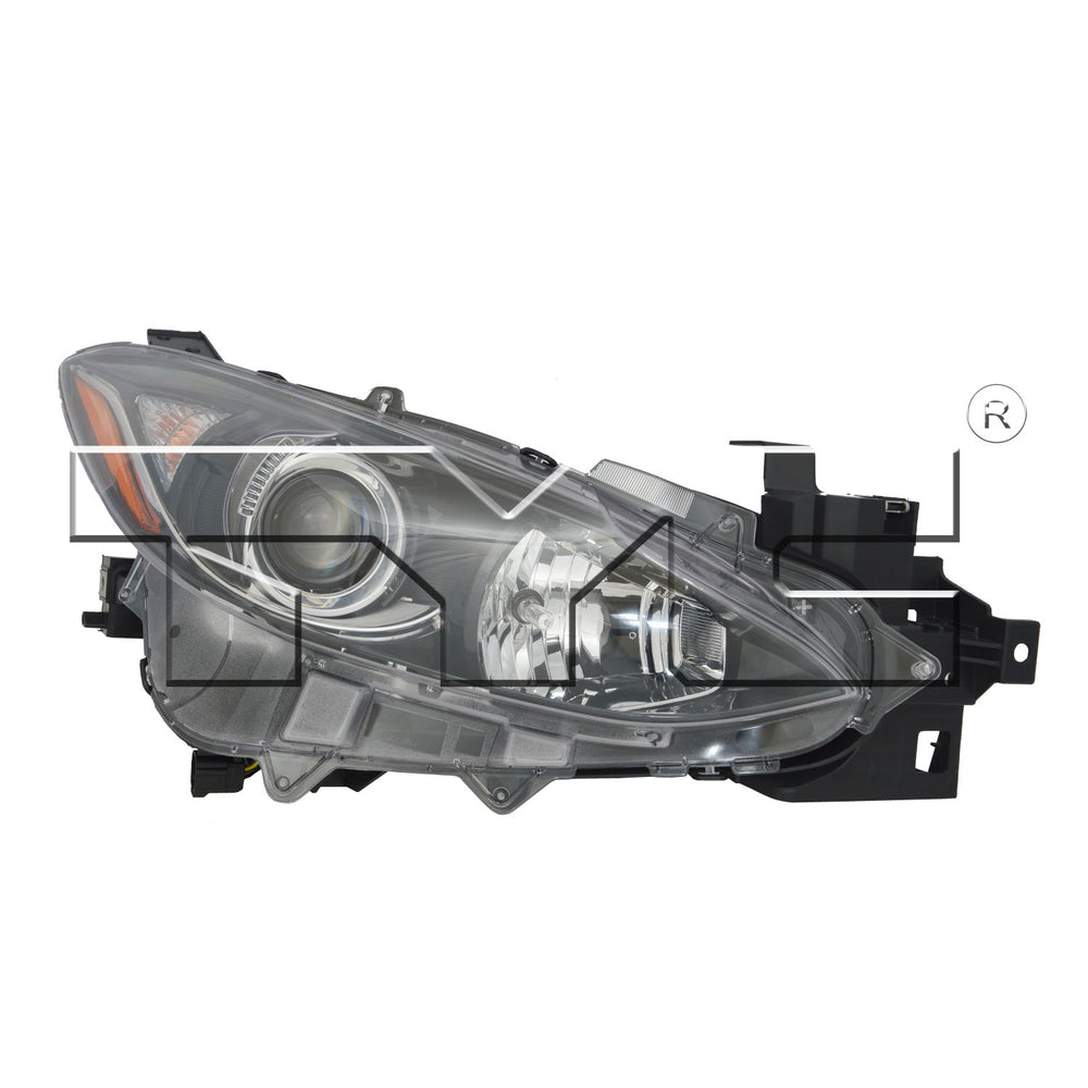 Halogen Headlight Front Lamp for 14-16 Mazda Mazda-3 Right Passenger CAPA