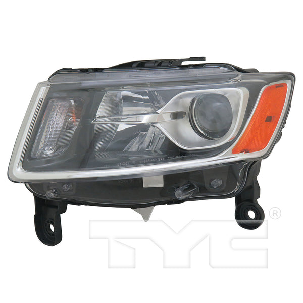 Halogen Headlight Front Lamp for 14-16 Jeep Grand Cherokee Left Driver CAPA