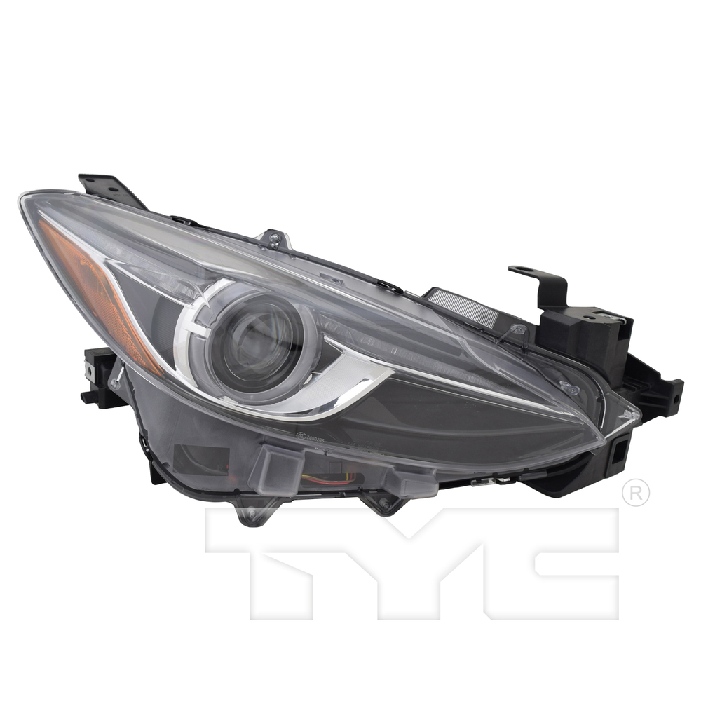 HID Headlight Front Lamp (Manual Level) for 14-18 Mazda Mazda 3 Right Passenger