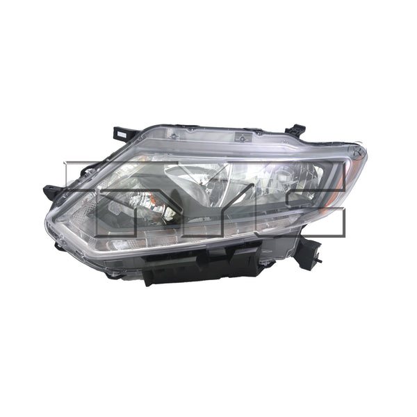 Halogen Headlight Front Lamp for 14-16 Nissan Rogue Left Driver