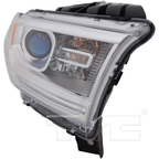 Halogen Chrome Headlight (w/o DRL) Right Passenger for 14-15 Dodge Durango