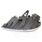 Chrome Halogen Headlight Front Lamp Left Driver for 16-20 Dodge Durango