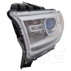 Halogen Chrome Headlight Lamp (w/LED DRL) Left Driver for 14-15 Dodge Durango