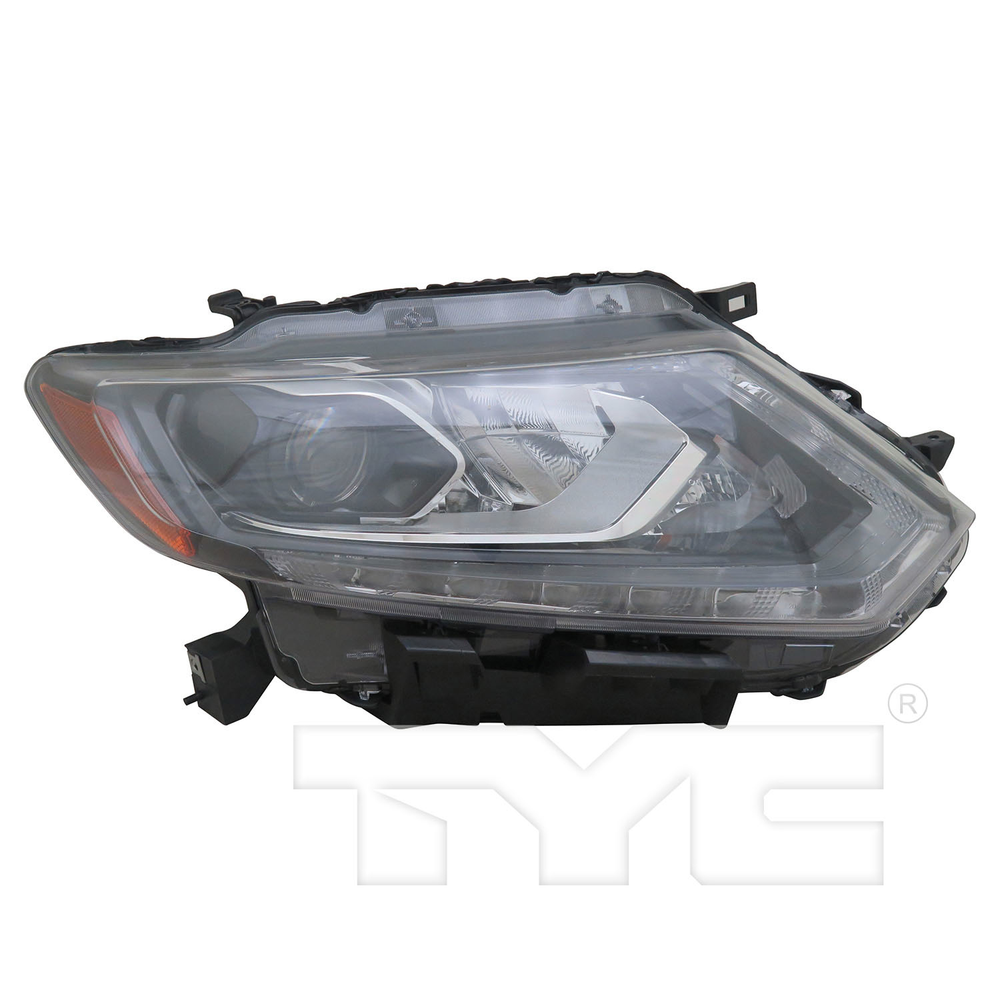 Headlight Lamp for 14-16 Nissan Rogue LED w/o Auto Control Right Passenger CAPA