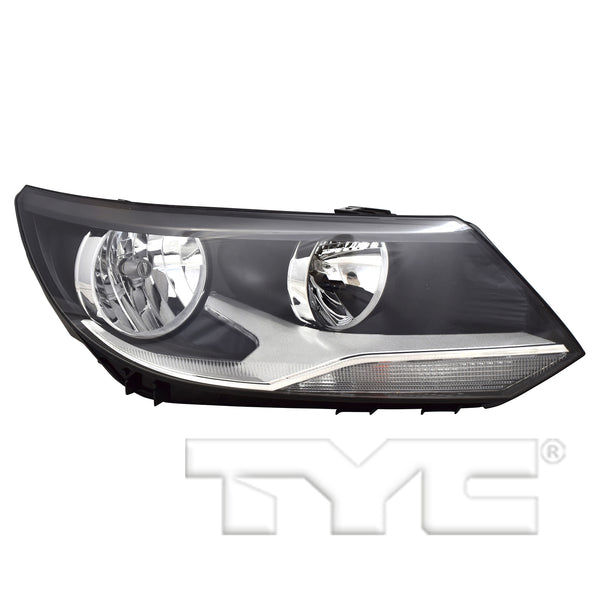 Halogen Headlight Front Lamp for 12-18 Volkswagen Tiguan Right Passenger CAPA