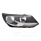 Halogen Headlight Front Lamp for 12-18 Volkswagen Tiguan Right Passenger